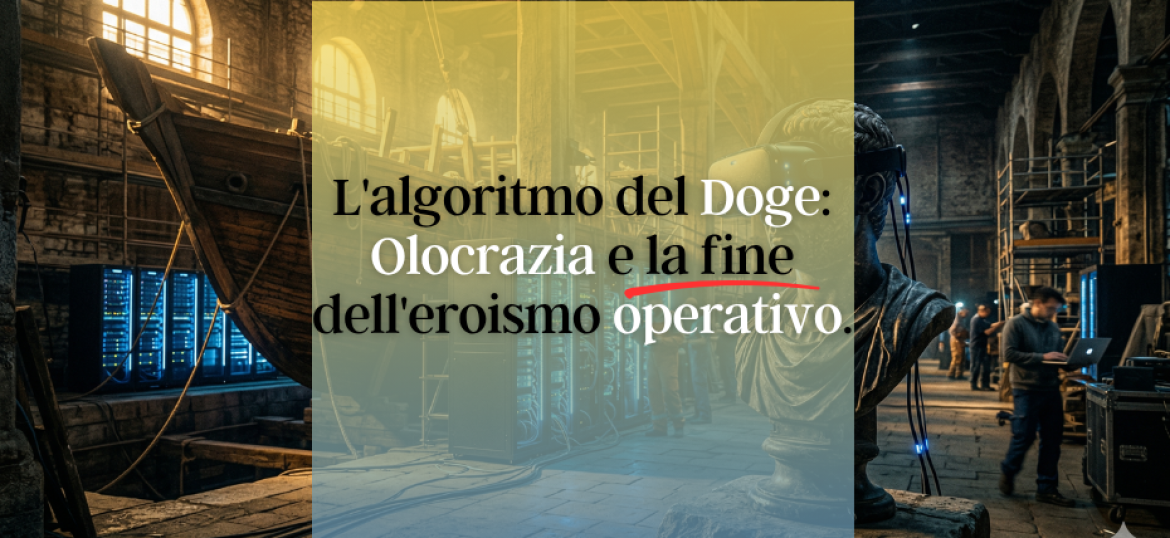 L'algoritmo del Doge: Olocrazia e la fine dell'eroismo operativo.