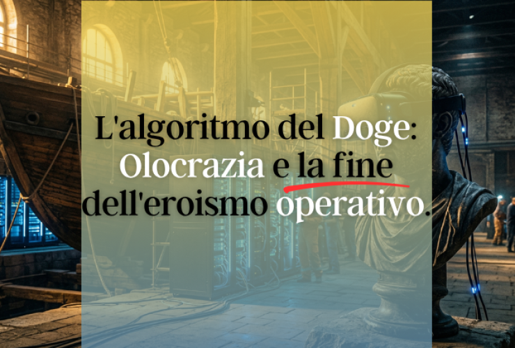 L'algoritmo del Doge: Olocrazia e la fine dell'eroismo operativo.